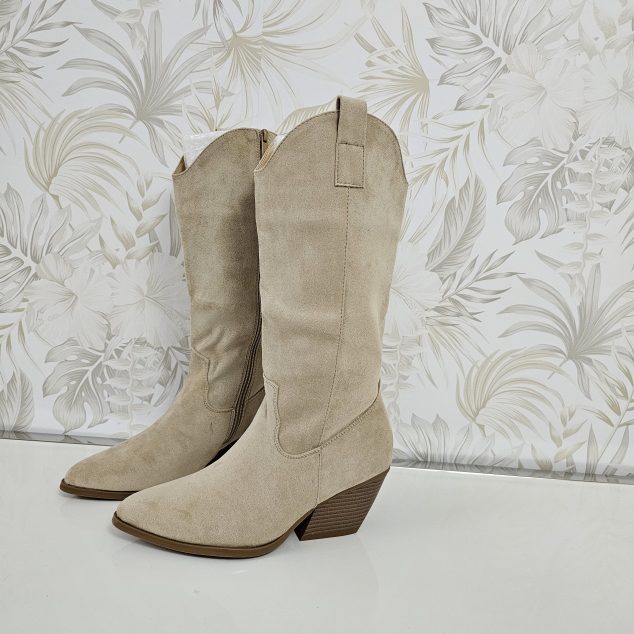 Bota Ante Beige Dulce Estilo Shop